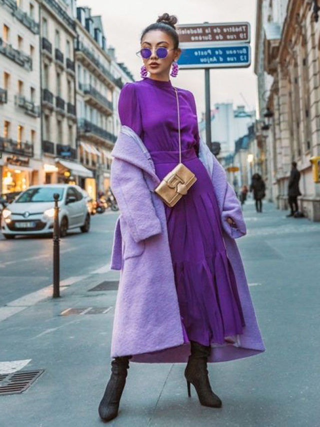 Como combinar roxo nos looks do dia