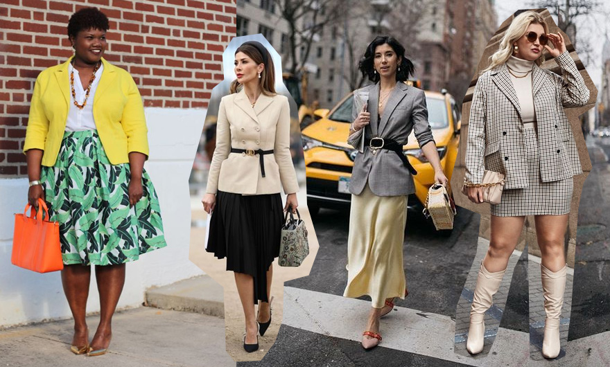 Como usar blazer com saia em looks do dia a dia
