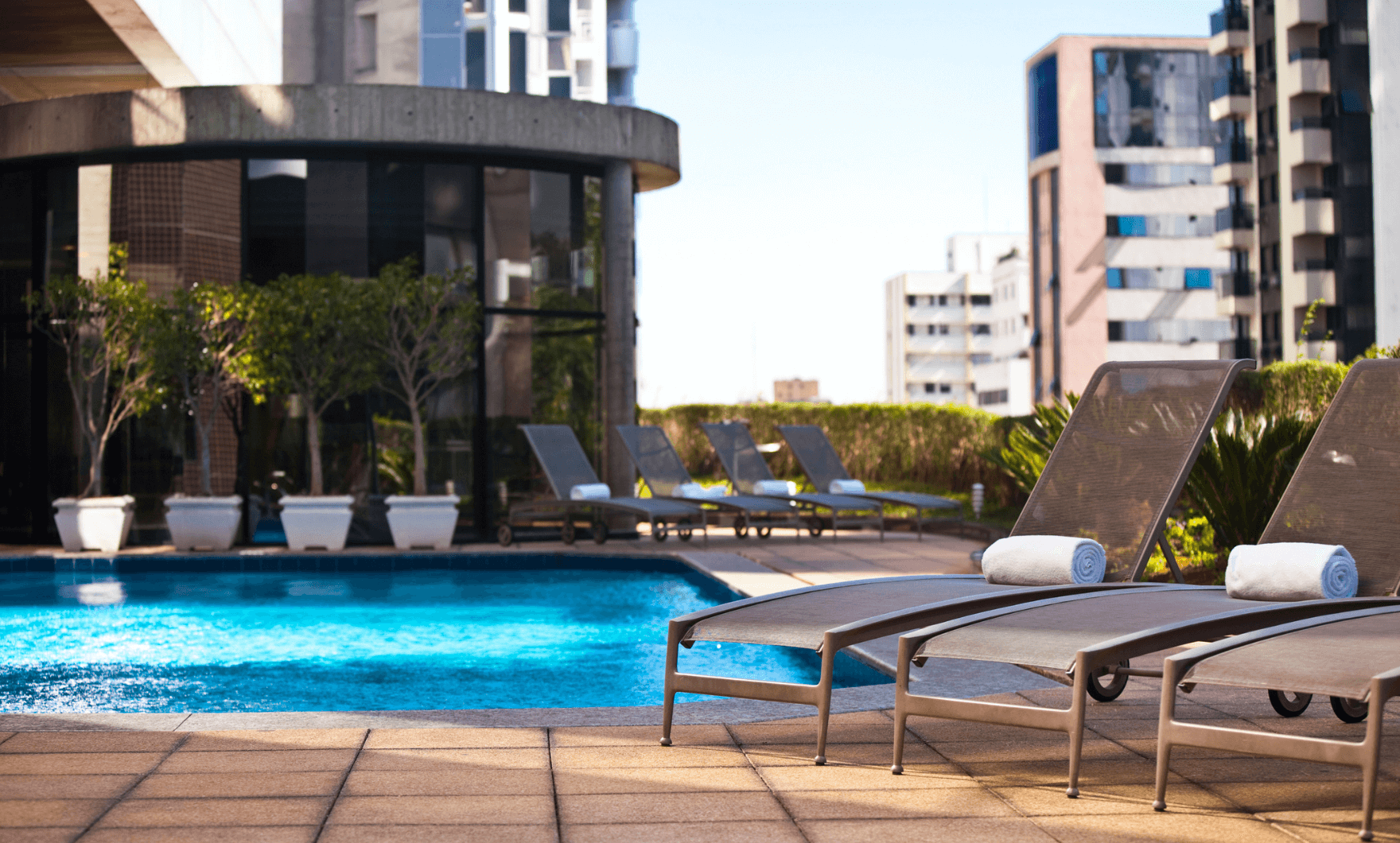 Área externa do Renaissence Hotel São Paulo